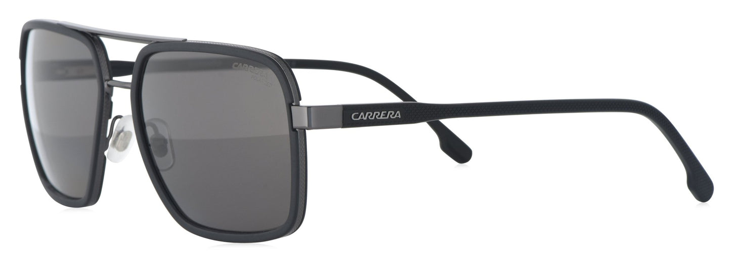 CARRERA 256/S V8IM9 Medium Matte Black Unisex Premium Sunglasses - Spetex.com