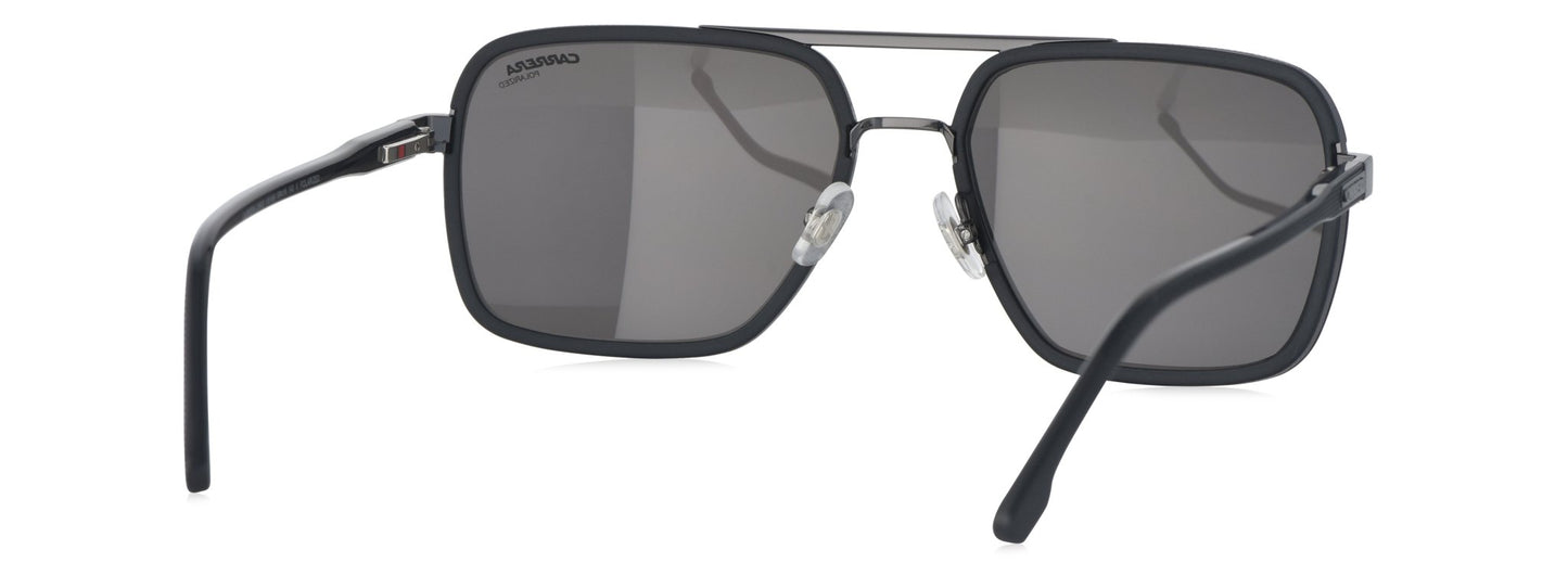 CARRERA 256/S V8IM9 Medium Matte Black Unisex Premium Sunglasses - Spetex.com