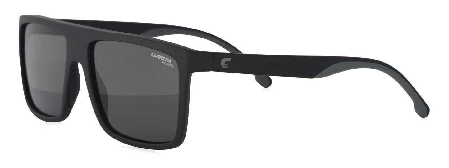 CARRERA 8055/S 003M9 Medium Matte Black Unisex Premium Sunglasses - Spetex.com