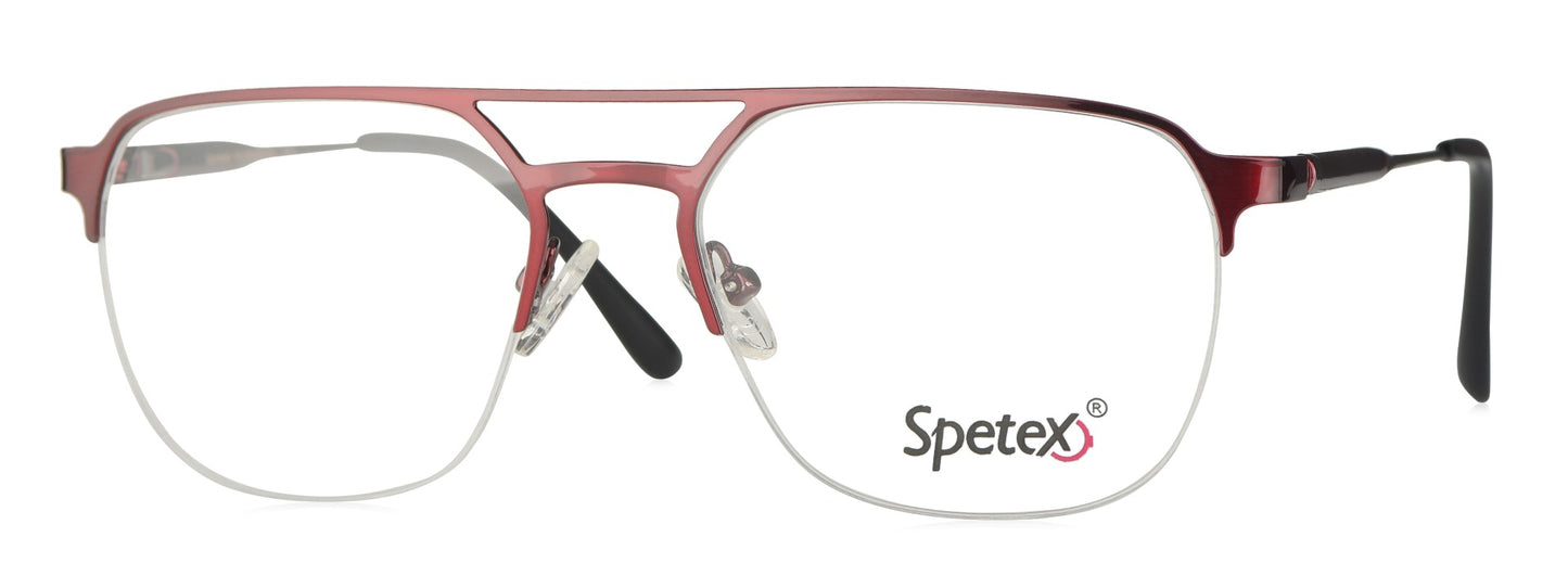 Spetex SPX 15014 MAROON Medium Maroon Unisex Eyeglasses