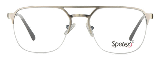 Spetex SPX 15014 SILVER Medium Silver Unisex Eyeglasses