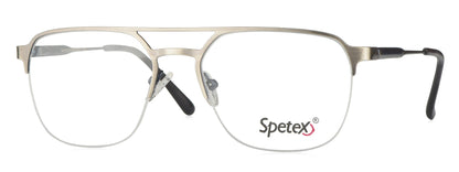 Spetex SPX 15014 SILVER Medium Silver Unisex Eyeglasses