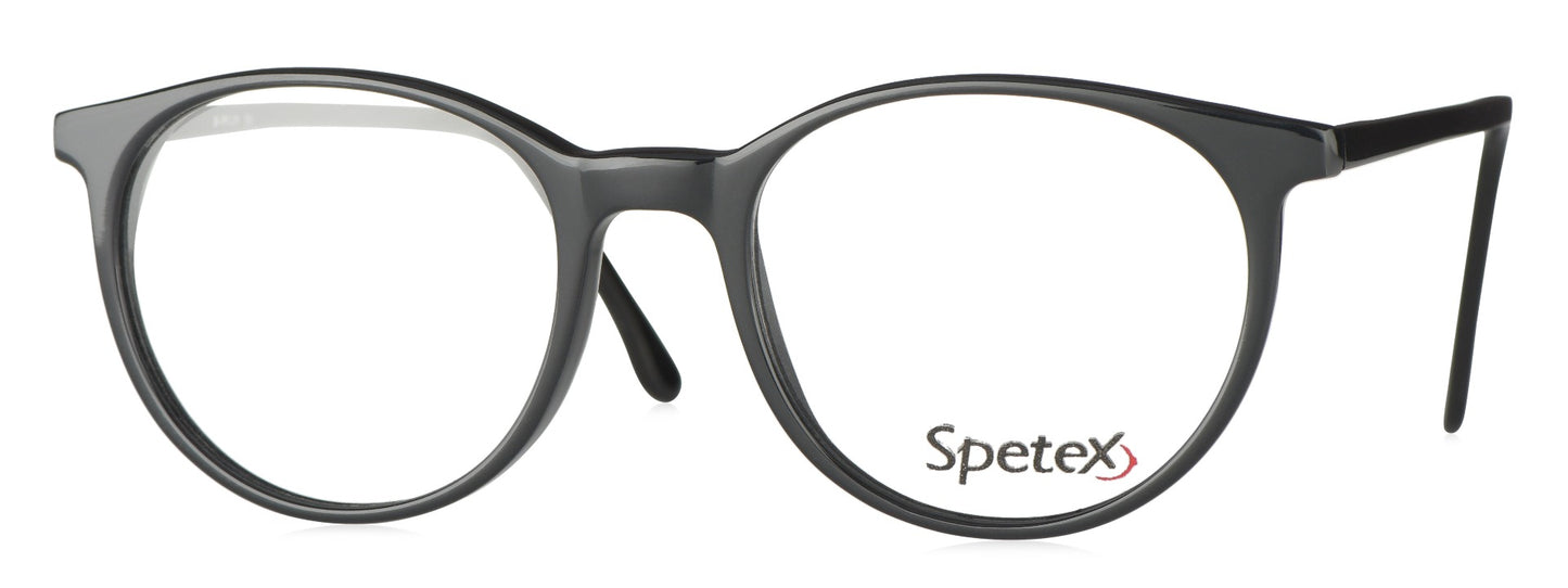 Spetex SPETEX M-9149 BLACK Medium Black Unisex Eyeglasses