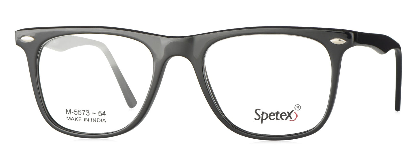 Spetex SPETEX M-5573 BLACK Medium Black Unisex Eyeglasses