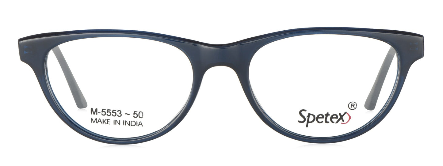 Spetex M-5553 BLUE Medium Blue Women Eyeglasses