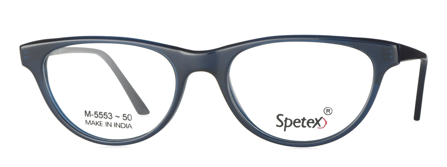 Spetex M-5553 BLUE Medium Blue Women Eyeglasses