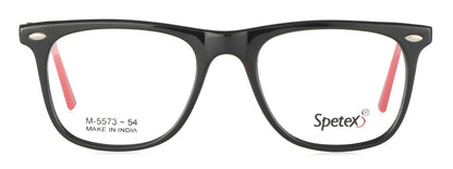 Spetex SPETEX M-5573 BLACK/RED Medium Black/Red Unisex Eyeglasses