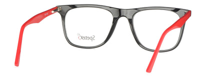 Spetex SPETEX M-5573 BLACK/RED Medium Black/Red Unisex Eyeglasses