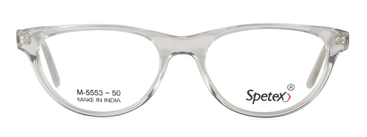 Spetex SPETEX M-5553 TRANSPARENT Medium Transparent Unisex Eyeglasses