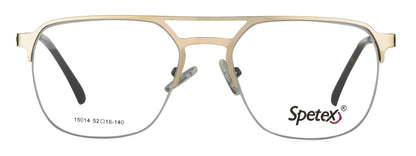 Spetex SPX 15014 GOLD Medium Gold Unisex Eyeglasses