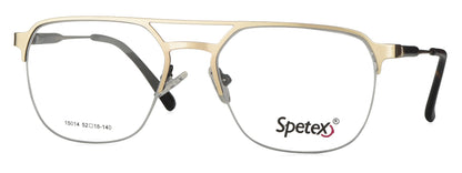 Spetex SPX 15014 GOLD Medium Gold Unisex Eyeglasses