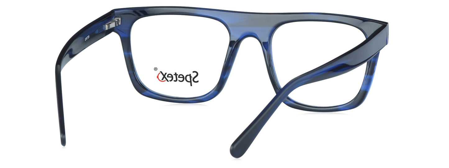 Spetex 55028 C-05 Medium Hawana Blue Unisex Eyeglasses