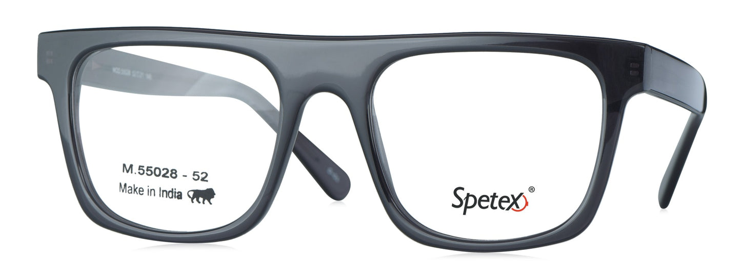 Spetex 55028 C-04 Medium Grey Unisex Eyeglasses