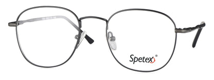 Spetex SPETEX 1458 BLACK Medium Black Unisex Eyeglasses