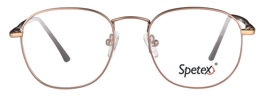 Spetex SPETEX 1458 BROWN Medium Brown Unisex Eyeglasses