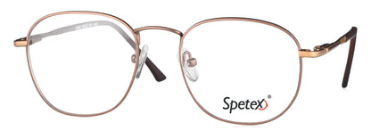 Spetex SPETEX 1458 BROWN Medium Brown Unisex Eyeglasses