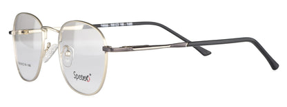 Spetex SPETEX 1458 SILVER Medium Silver Unisex Eyeglasses