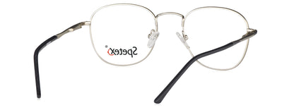 Spetex SPETEX 1458 SILVER Medium Silver Unisex Eyeglasses