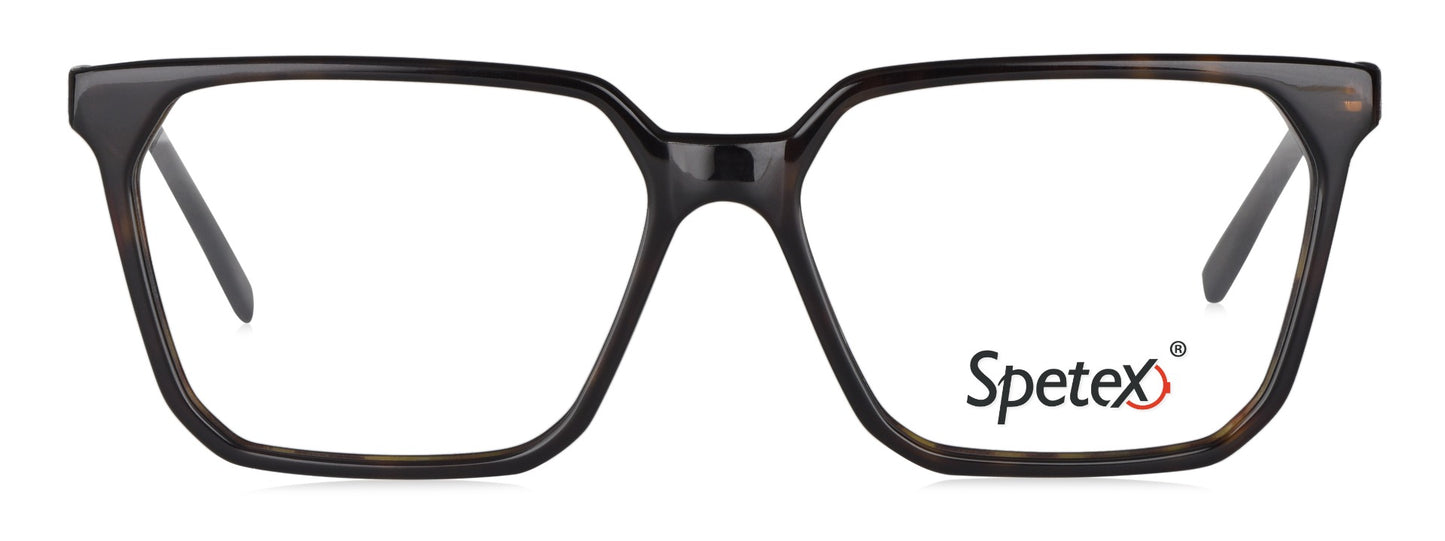 Spetex S1013 C2 Large Tortoise Unisex Eyeglasses