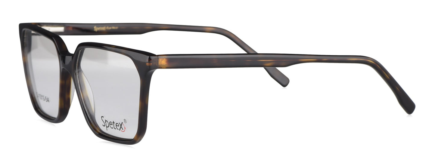 Spetex S1013 C2 Large Tortoise Unisex Eyeglasses