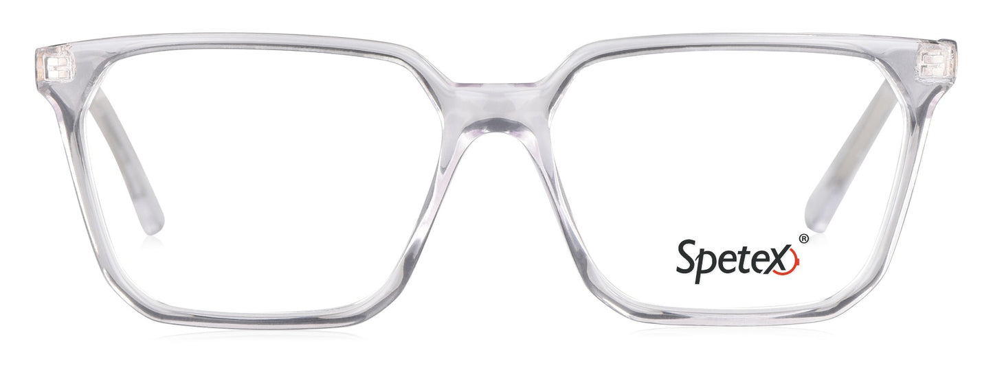 Spetex S1013 C5 Large Transparent Unisex Eyeglasses