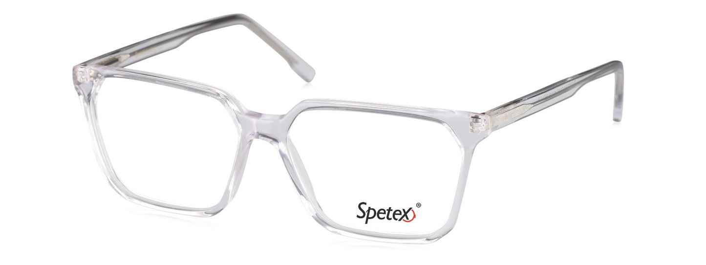 Spetex S1013 C5 Large Transparent Unisex Eyeglasses