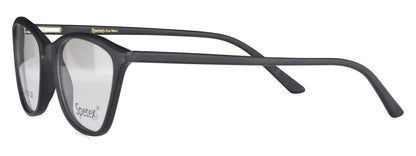 Spetex S1017 C6 Medium Matt Black Unisex Eyeglasses