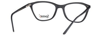 Spetex S1017 C6 Medium Matt Black Unisex Eyeglasses