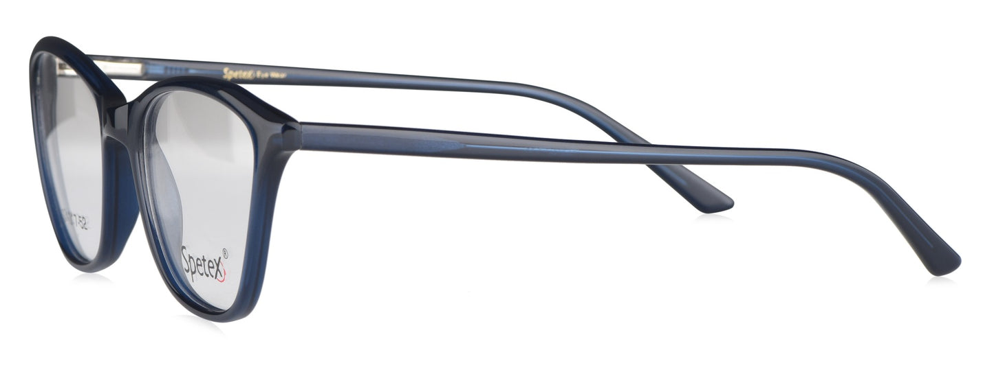 Spetex S1017 C3 Medium Blue Unisex Eyeglasses