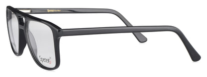 Spetex S1010 C1 Medium Black Unisex Eyeglasses