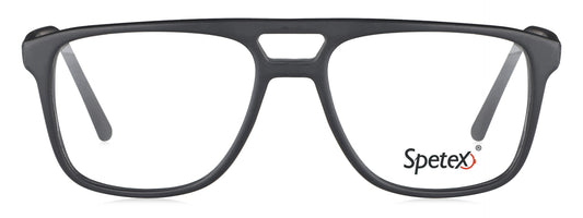 Spetex S1010 C6 Medium Matt Black Unisex Eyeglasses