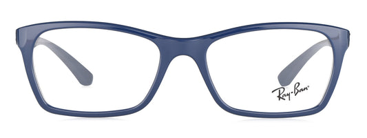 Ray-Ban RB7033I 5419 Medium Blue Unisex Premium Eyeglasses