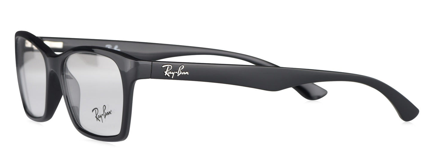 Ray-Ban RB7033I 2000 Medium Black Unisex Premium Eyeglasses