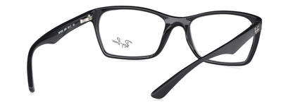 Ray-Ban RB7033I 2000 Medium Black Unisex Premium Eyeglasses