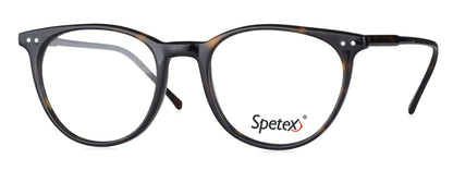 Spetex S1014 C2 Medium Hawana Brown Unisex Eyeglasses