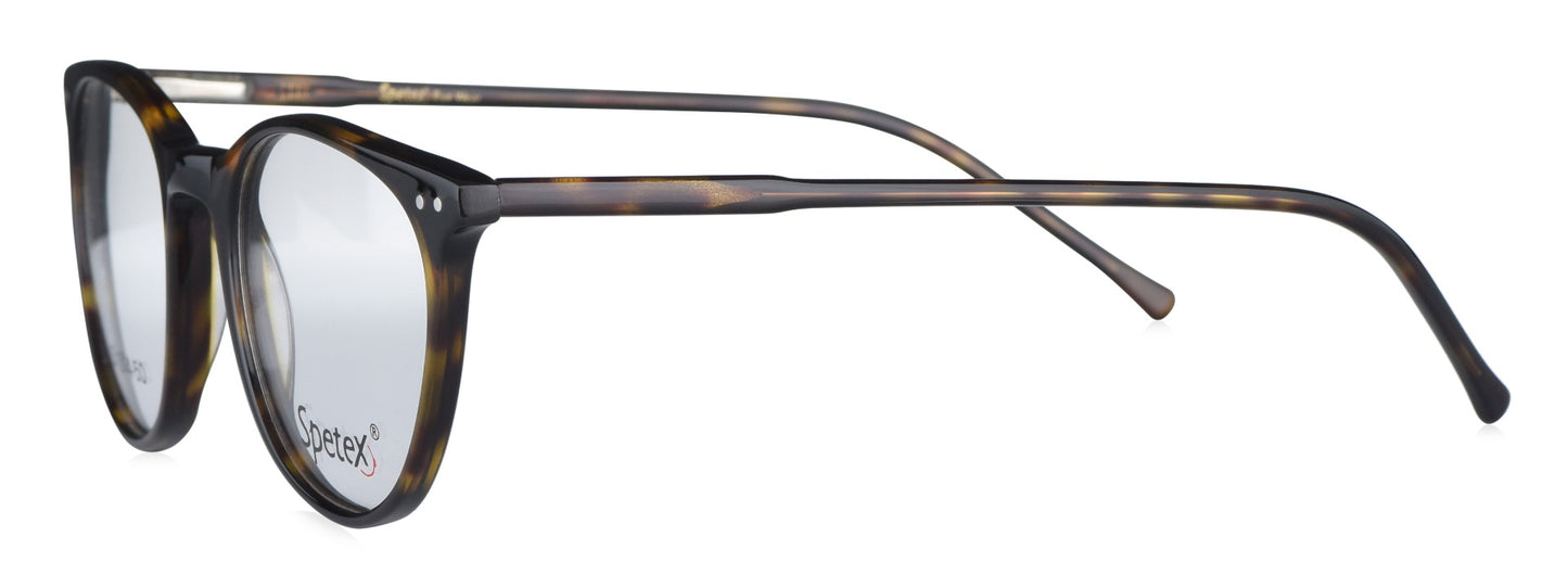 Spetex S1014 C2 Medium Hawana Brown Unisex Eyeglasses