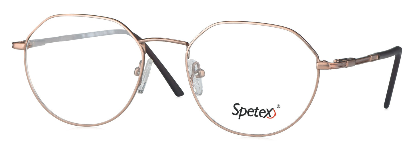 SPETEX M-1466 GOLD Medium Unisex Eyeglasses