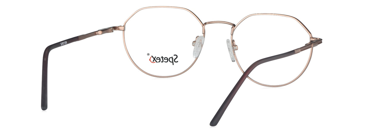 SPETEX M-1466 GOLD Medium Unisex Eyeglasses