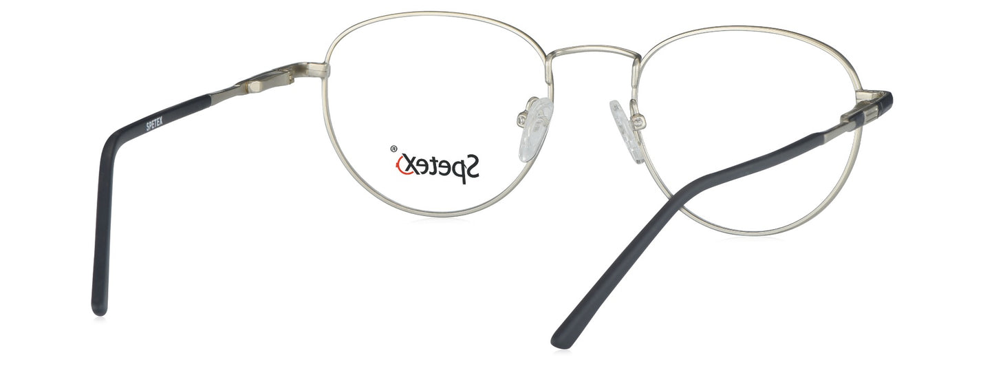 Spetex SPETEX M-1451 SILVER Medium Silver Unisex Eyeglasses