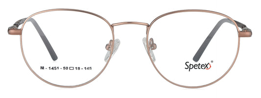 Spetex SPETEX M-1451 GOLD Medium Gold Unisex Eyeglasses