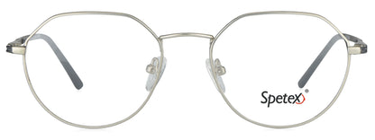 SPETEX M-1466 SILVER Medium Unisex Eyeglasses