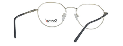 SPETEX M-1466 SILVER Medium Unisex Eyeglasses