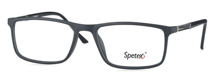 Spetex 3006 C2 Medium Matt Black Unisex Eyeglasses