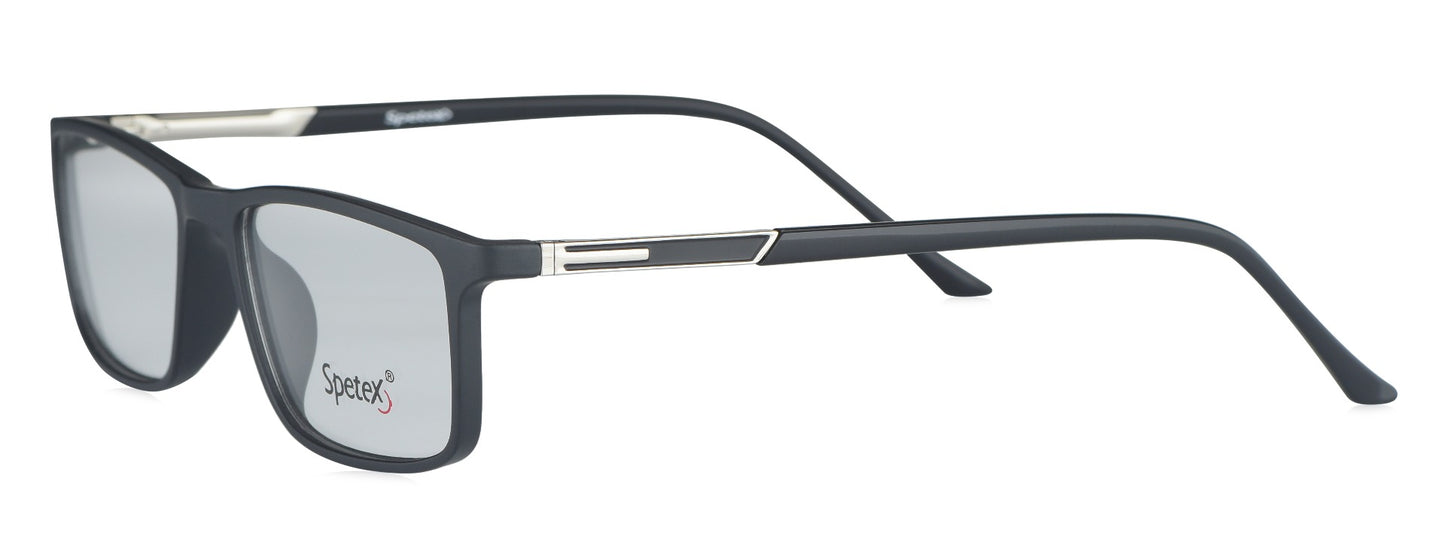 Spetex 3006 C2 Medium Matt Black Unisex Eyeglasses