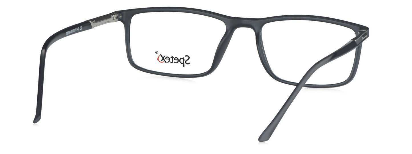 Spetex 3006 C2 Medium Matt Black Unisex Eyeglasses