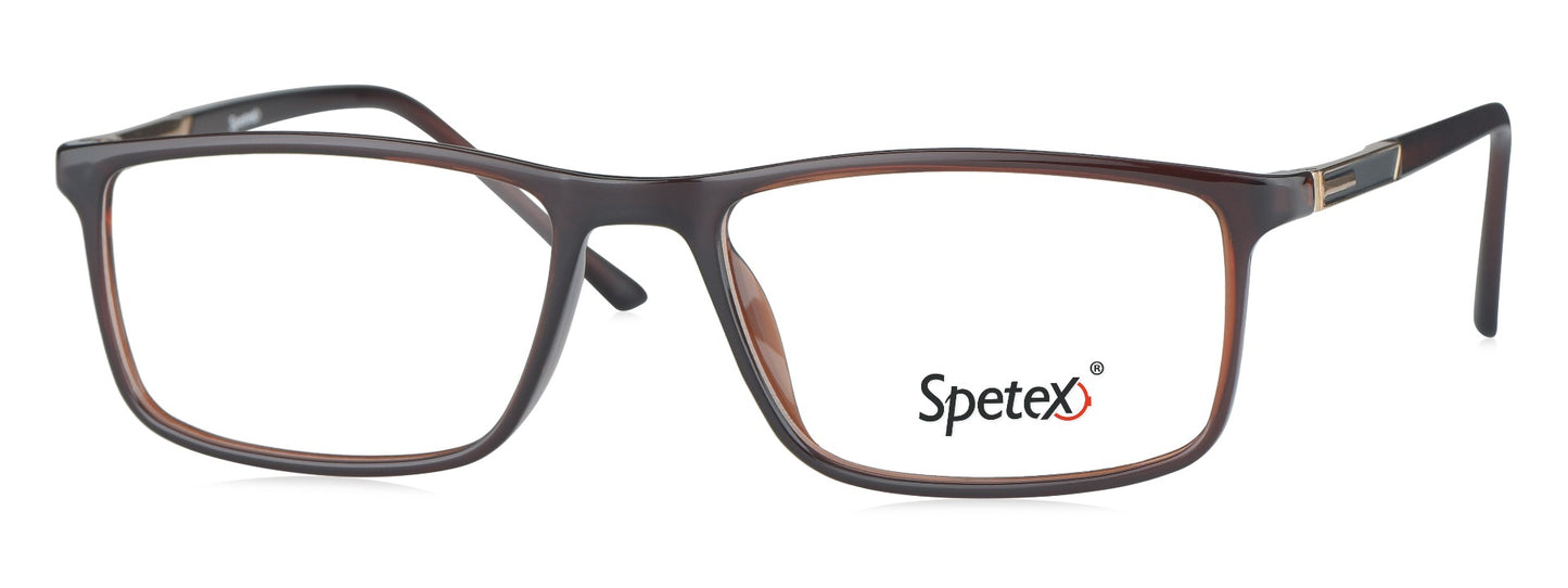 Spetex 3006 C3 Medium Brown Unisex Eyeglasses