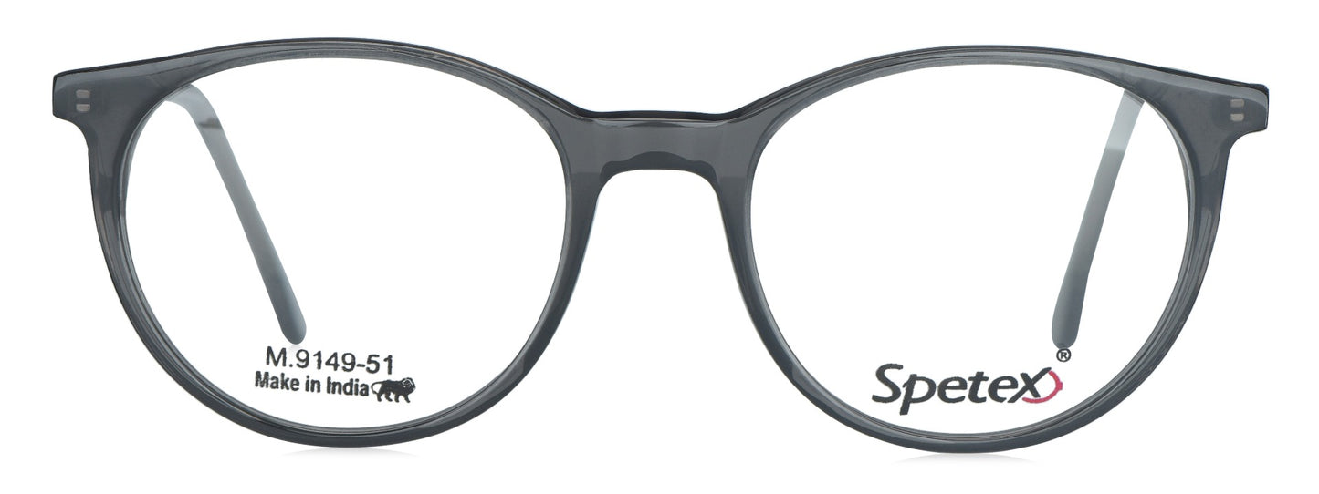 Spetex SPETEX M-9149 GREY Medium Grey Unisex Eyeglasses