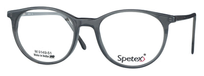 Spetex SPETEX M-9149 GREY Medium Grey Unisex Eyeglasses