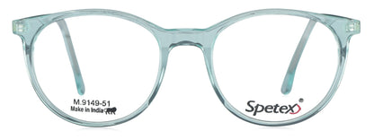 Spetex SPETEX M-9149 TRANSPARENT GREEN Medium Transparent Green Unisex Eyeglasses