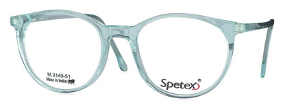 Spetex SPETEX M-9149 TRANSPARENT GREEN Medium Transparent Green Unisex Eyeglasses